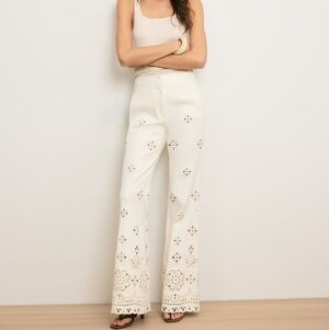 Veronica Beard Komi Eyelet Pant